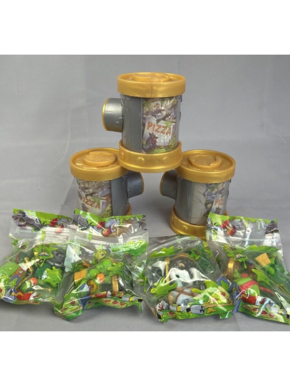 TMNT Treasure X Sewer Rescue Raphael Michelangelo Casey Jones Sealed Slime